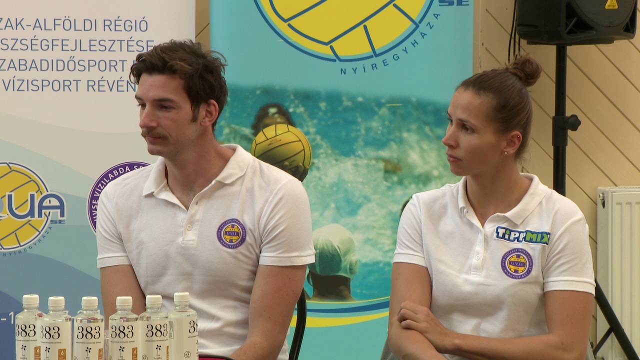 Példaképek közelről - EB érmes vízilabdázók jártak Nyíregyházán