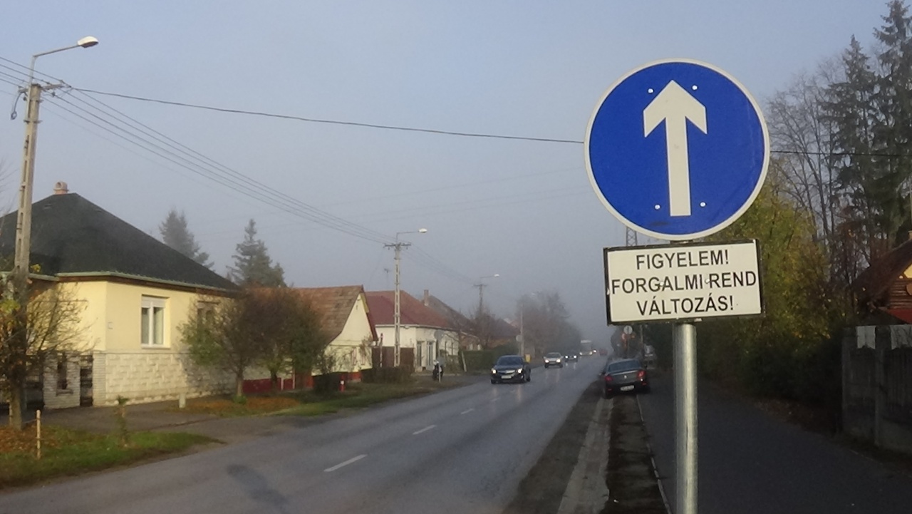 Forgalmirend-változás lépett életbe a Gém utcán