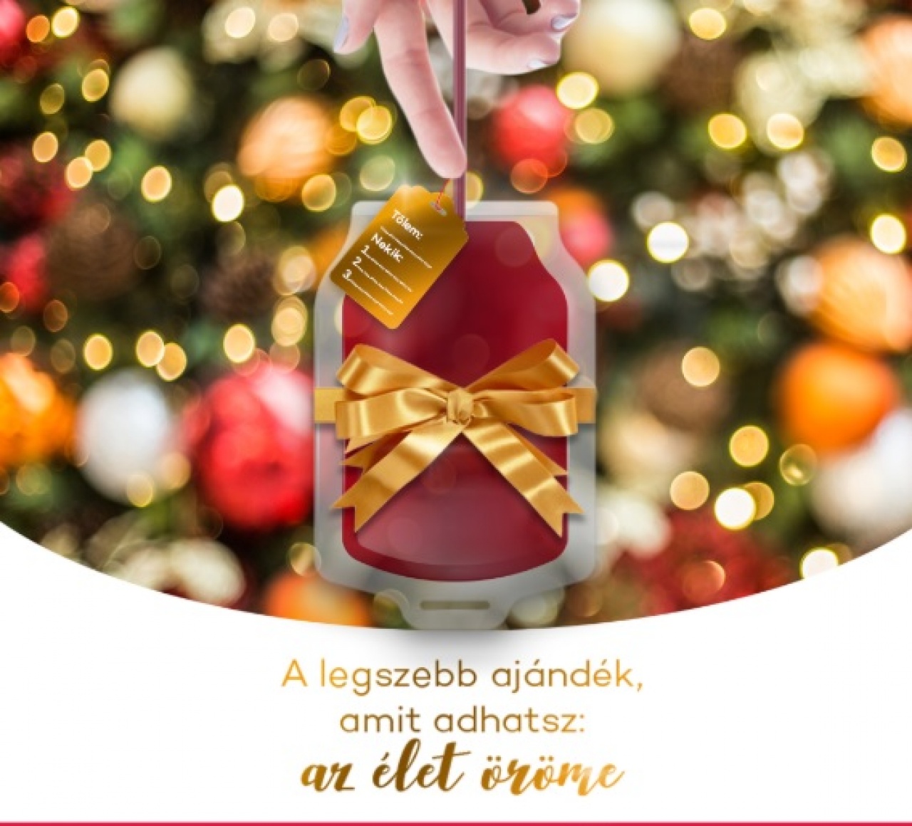 Legyen ajándék az élet öröme! - a biztonságos hazai vérkészlet fenntartása érdekében