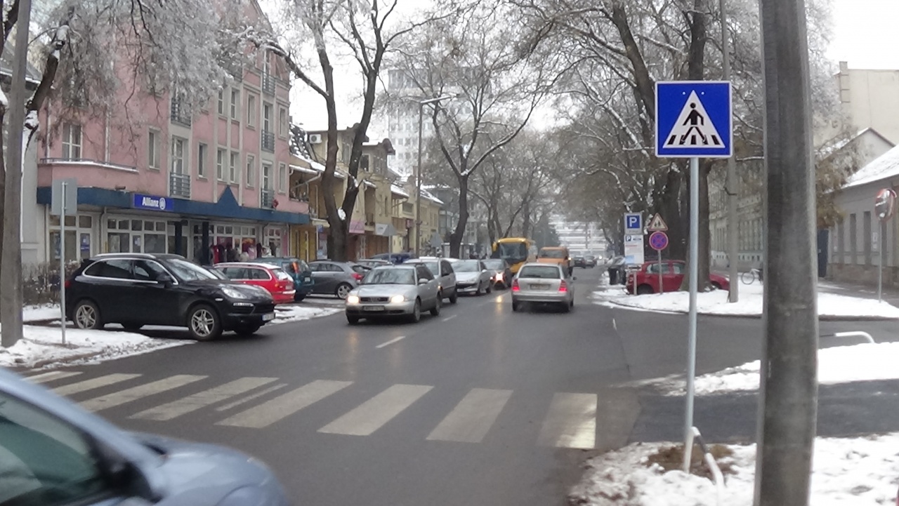 Új zebra könnyíti az átkelést a Szarvas utcán