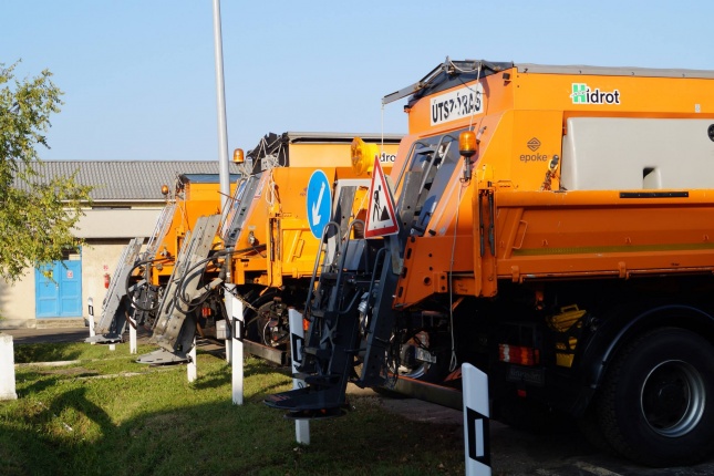 A megye nagy részén szárazak az utak