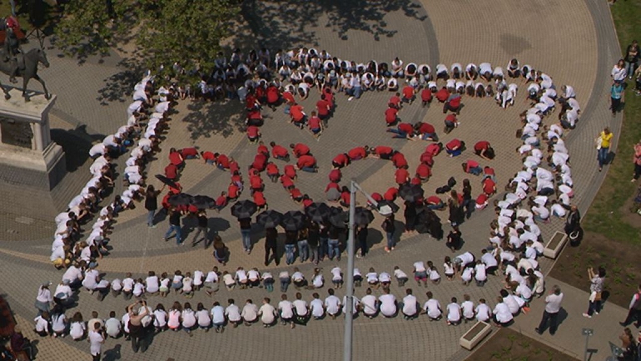 Drogellenes flashmob