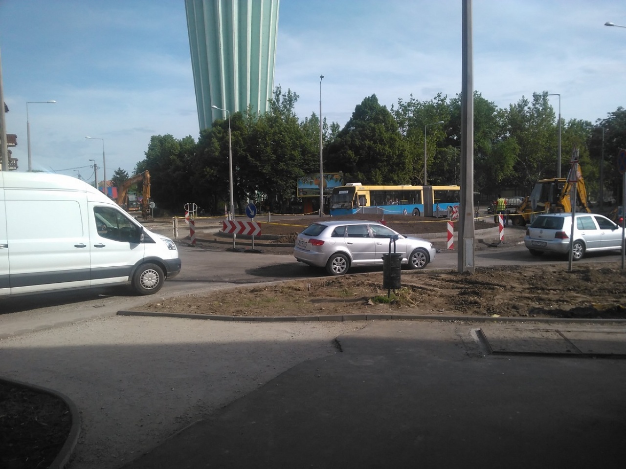 Elterelik az autósokat