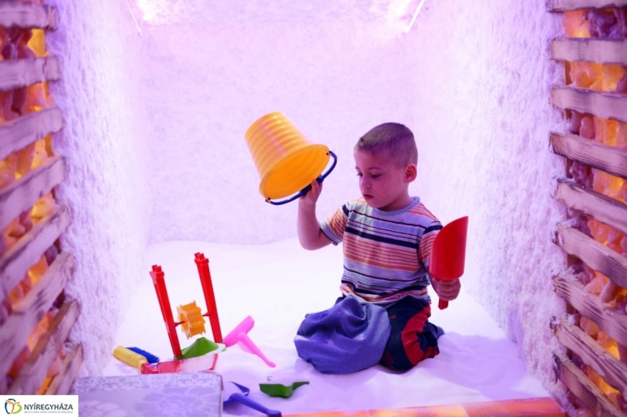 Sószobát alakítottak ki a gyerekeknek